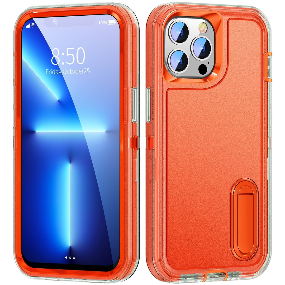 Wzmocnione etui do iPhone’a ze stojakiem, odporne na wstrząsy, o wojskowym poziomie ochrony, dostępne w wielu kolorach | Sansoti