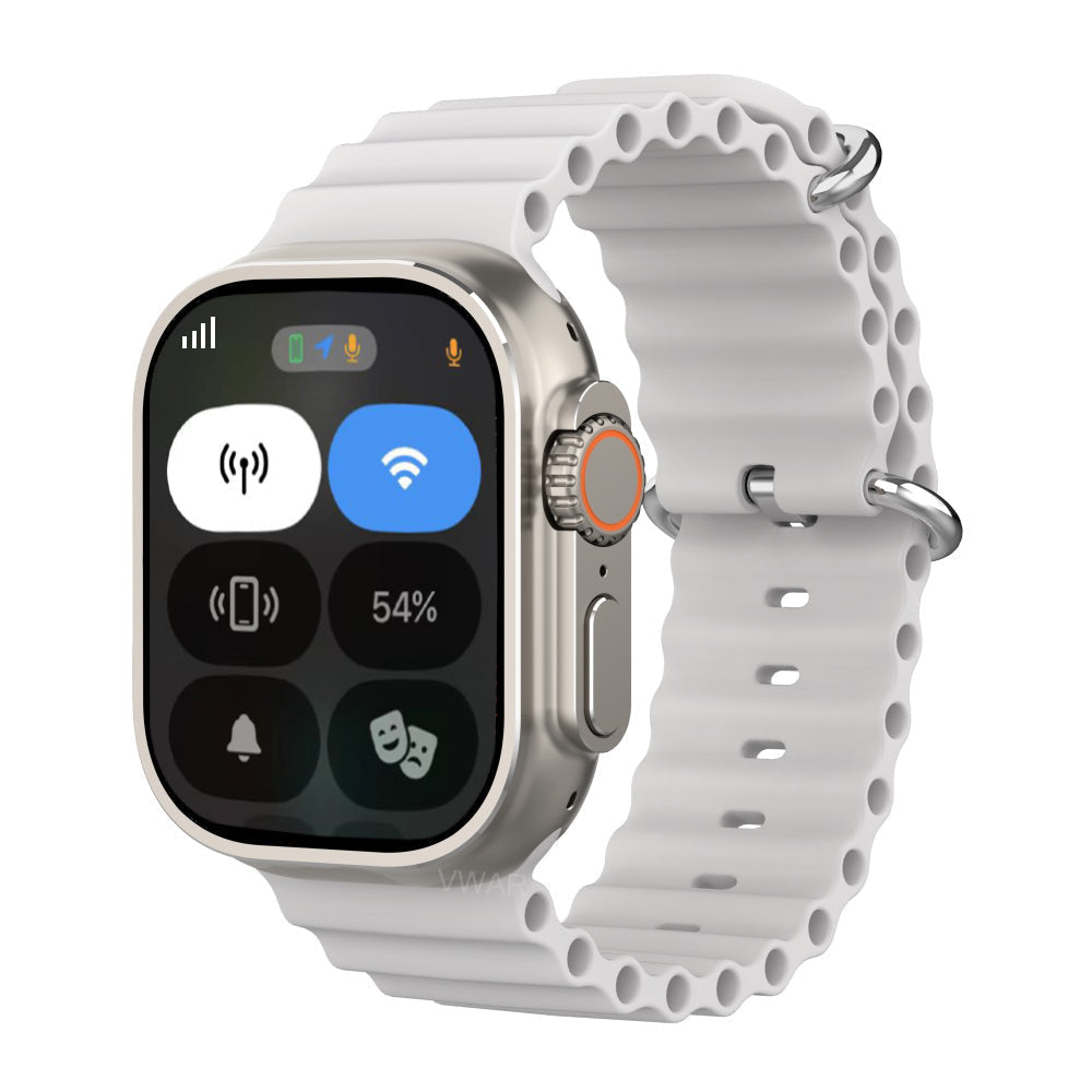 Smartwatch met AMOLED-scherm 2,04 inch 4G Android Gezondheidstracking Draadloos Opladen Aluminium Sporthorloge | Sansoti