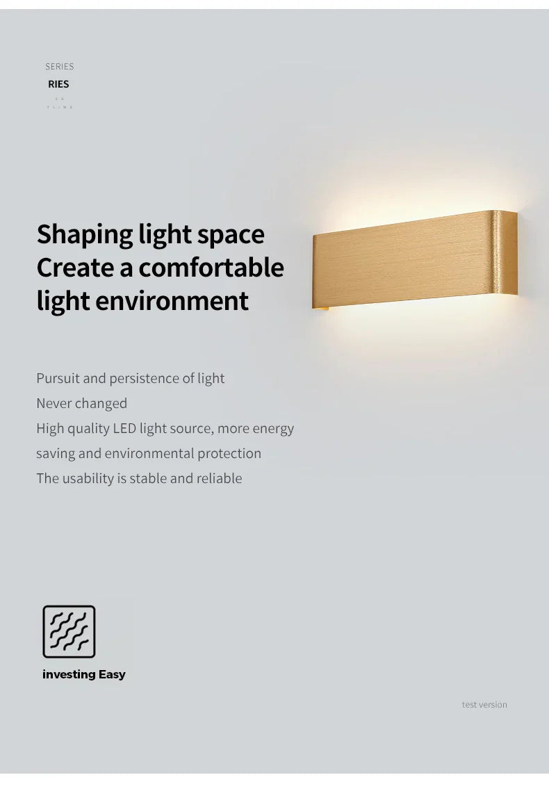 Ultra-dunne design wandlamp APHRODITE — moderne aluminium LED-wandverlichting met acryl kap | Sansoti