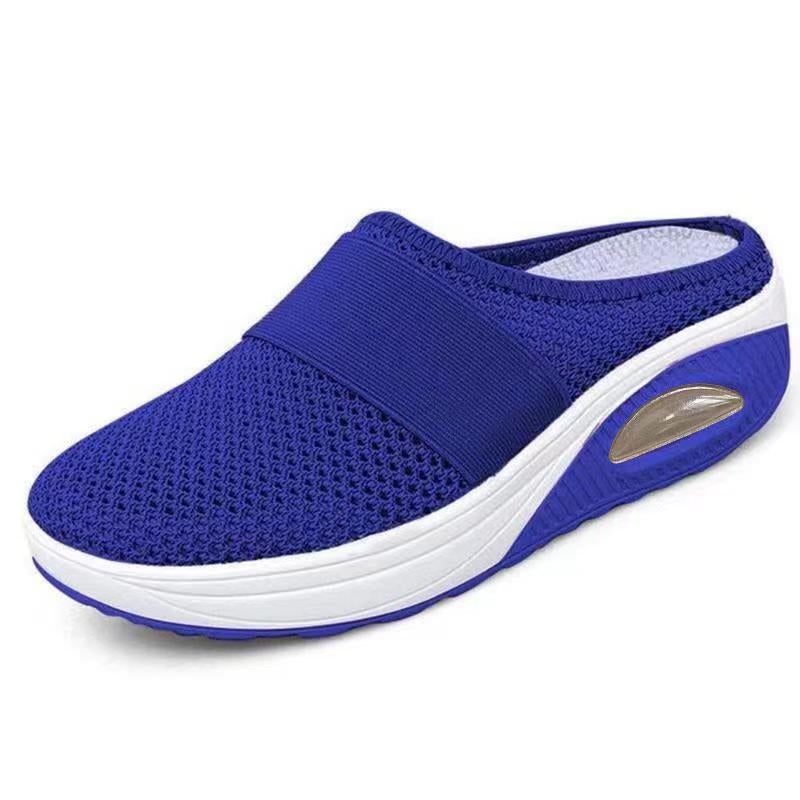 Baskets orthopédiques pour femmes avec amorti à coussin d’air, en mesh respirant, chaussures de marche antidérapantes, pointures 35-42 | Sansoti