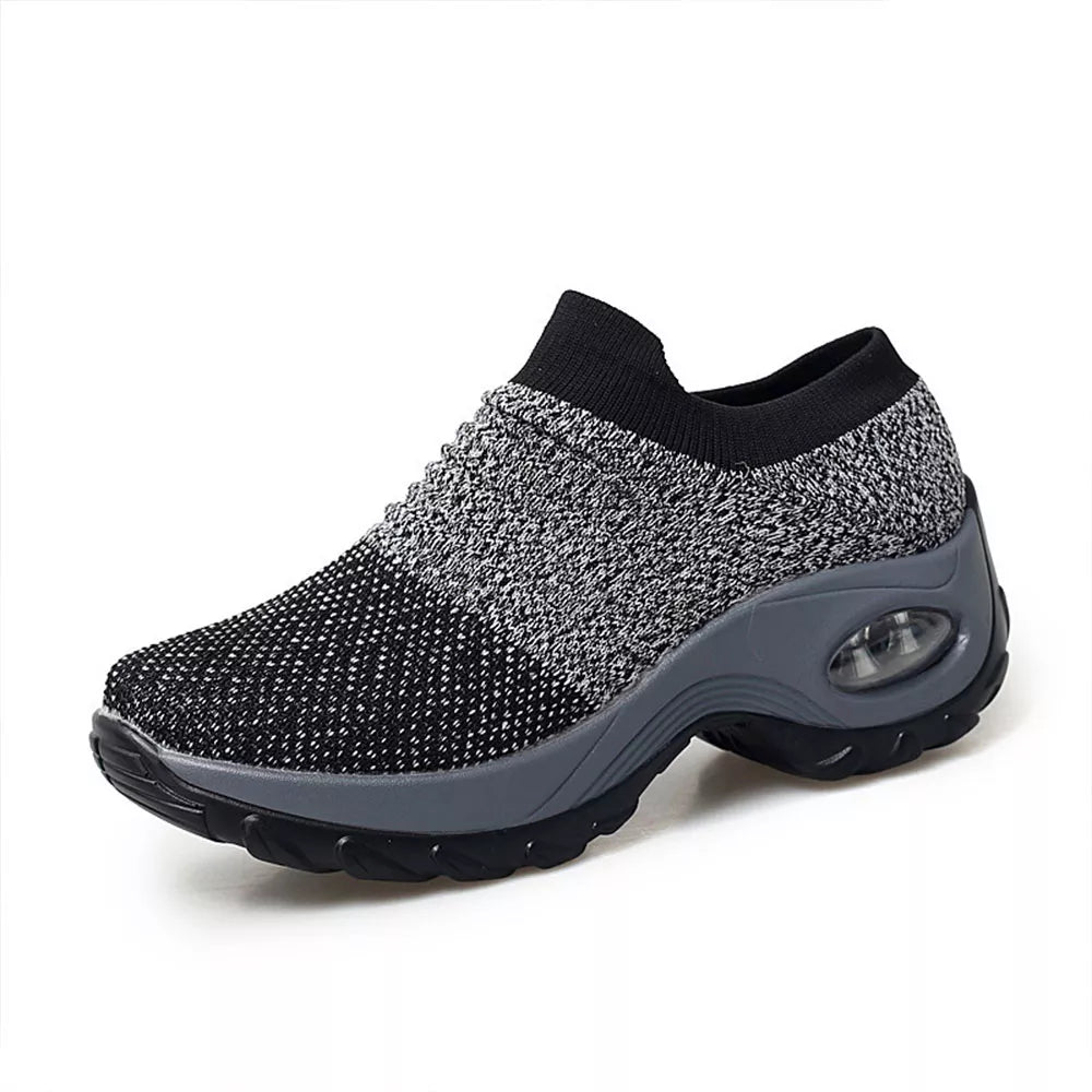Dames Sneakers Luchtkussen Zool Steunend Wandelschoenen Optimaal Comfort Stabiliteit Dagelijks Sportief | Sansoti