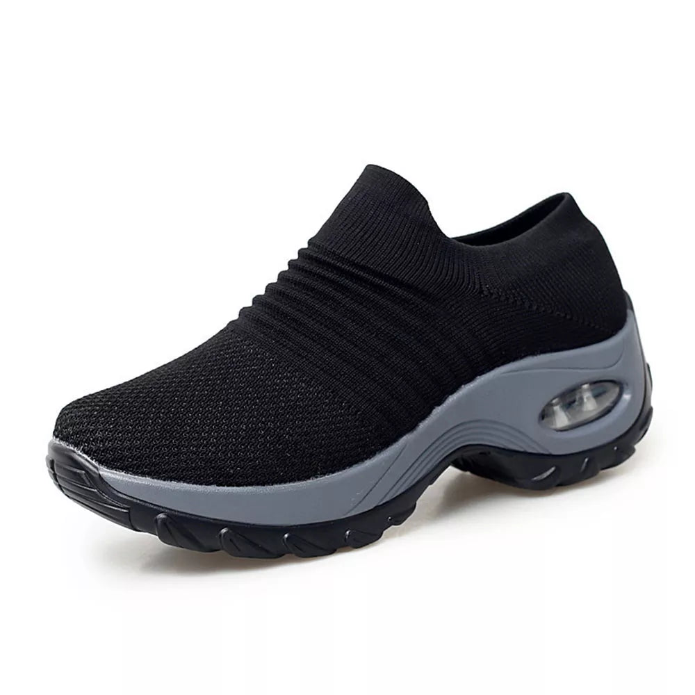 Dames Sneakers Luchtkussen Zool Steunend Wandelschoenen Optimaal Comfort Stabiliteit Dagelijks Sportief | Sansoti