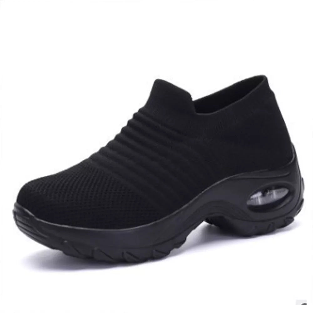 Dames Sneakers Luchtkussen Zool Steunend Wandelschoenen Optimaal Comfort Stabiliteit Dagelijks Sportief | Sansoti