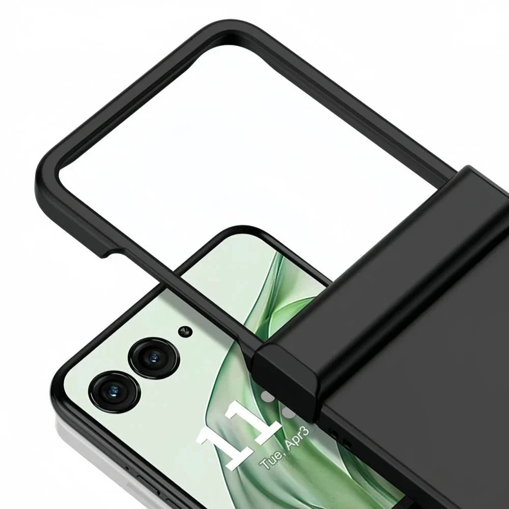 Hardcase Hoes voor Opvouwbare Smartphone met Scharnierprotectie Anti-Vingerafdruk Coating Duurzaam Beschermend | Sansoti