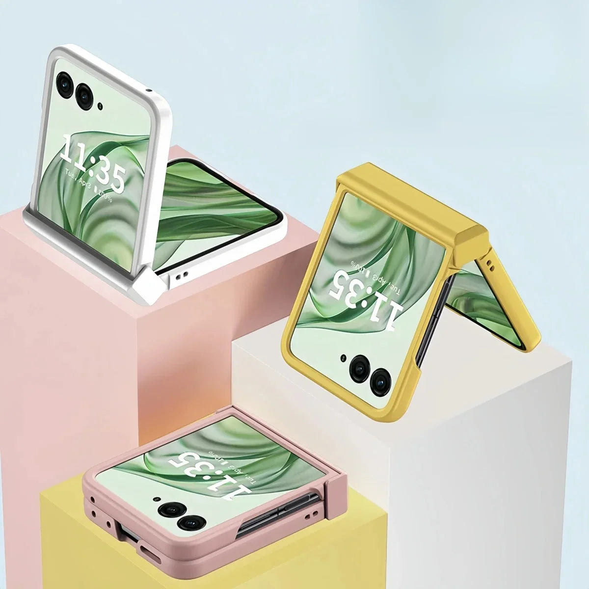 Hardcase Hoes voor Opvouwbare Smartphone met Scharnierprotectie Anti-Vingerafdruk Coating Duurzaam Beschermend | Sansoti