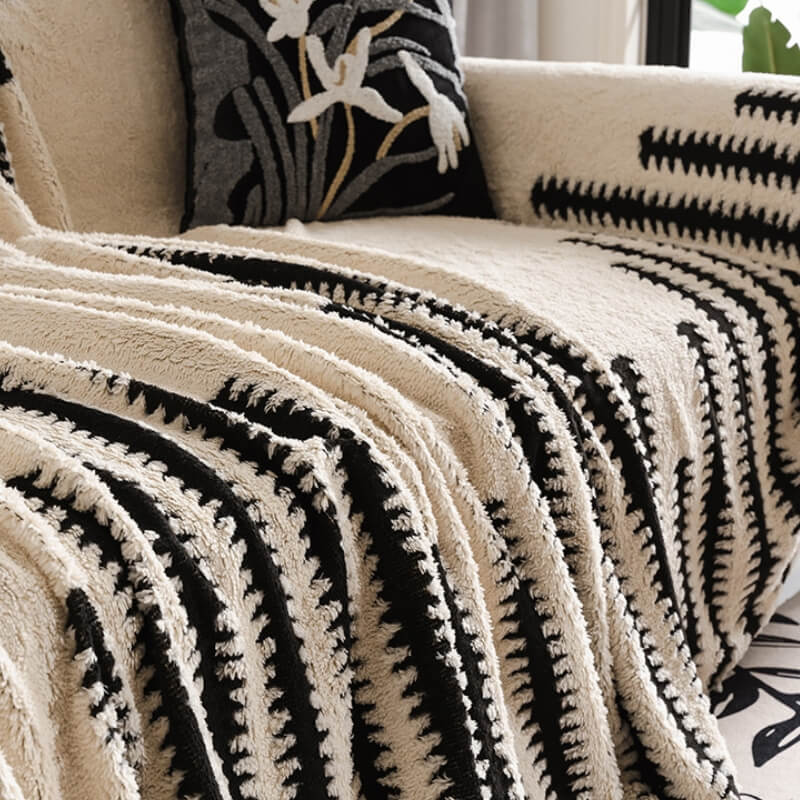 Plush Sofa Cover for Pets, Washable Furniture Protector, Comfortable Soft Cover for Living Room Sofa | Sansoti