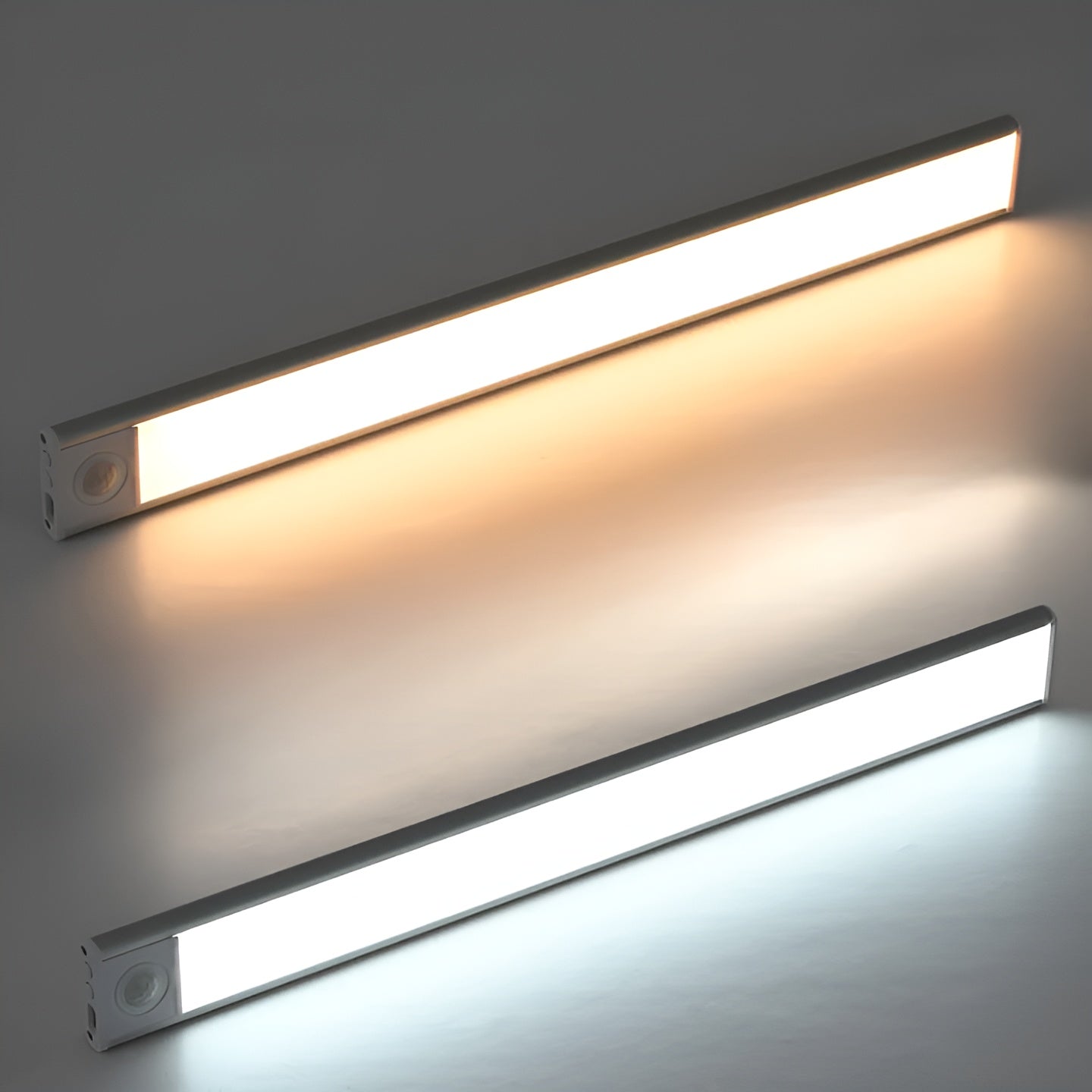 LED Kastverlichting Bewegingssensor Oplaadbaar Aluminium Wit 20 30 40 cm Kast Lamp Draadloos Onderkast Verlichting | Sansoti