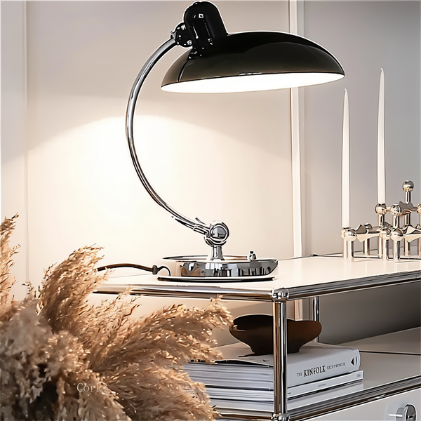 Adjustable Table Lamps with Iron Shade, Retro E27 Socket, Reading Lamp, Desk Lamp, and Bedside Lighting | Sansoti