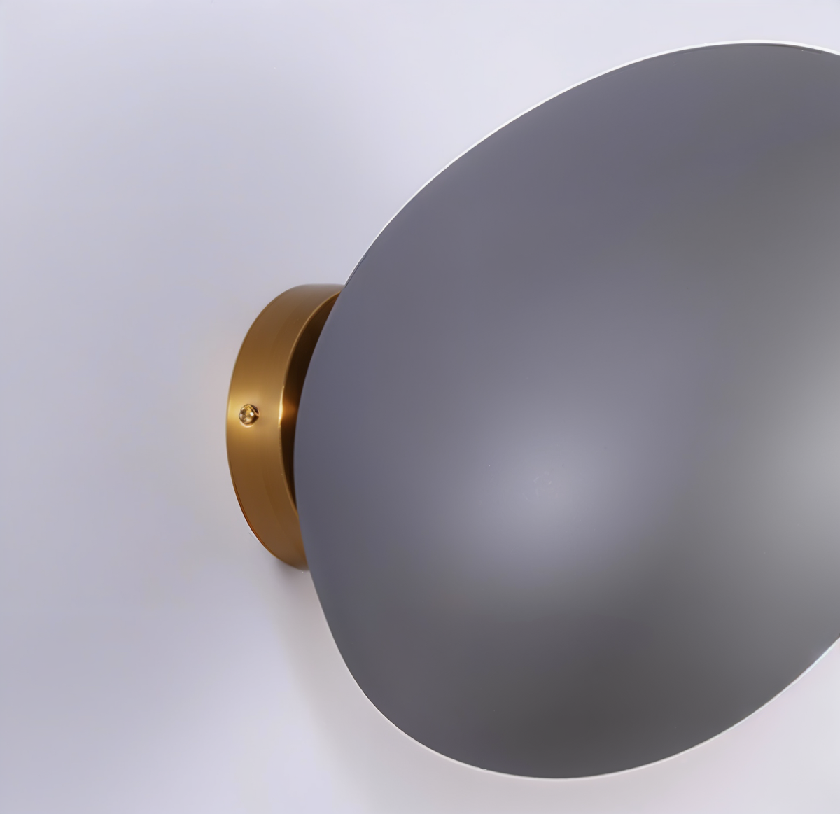 Glas-Wandleuchte LED Warmes Licht Metallrand Wohnzimmer Schlafzimmer Flur Skandinavisches Design Modernes Interieur | Sansoti