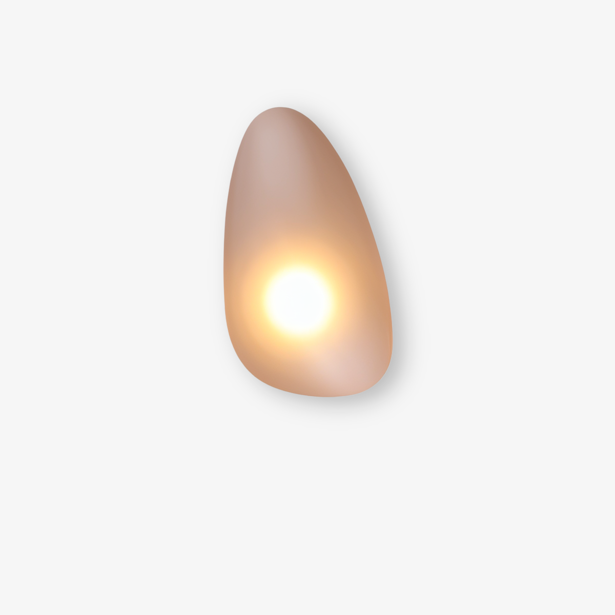Glas-Wandleuchte LED Warmes Licht Metallrand Wohnzimmer Schlafzimmer Flur Skandinavisches Design Modernes Interieur | Sansoti
