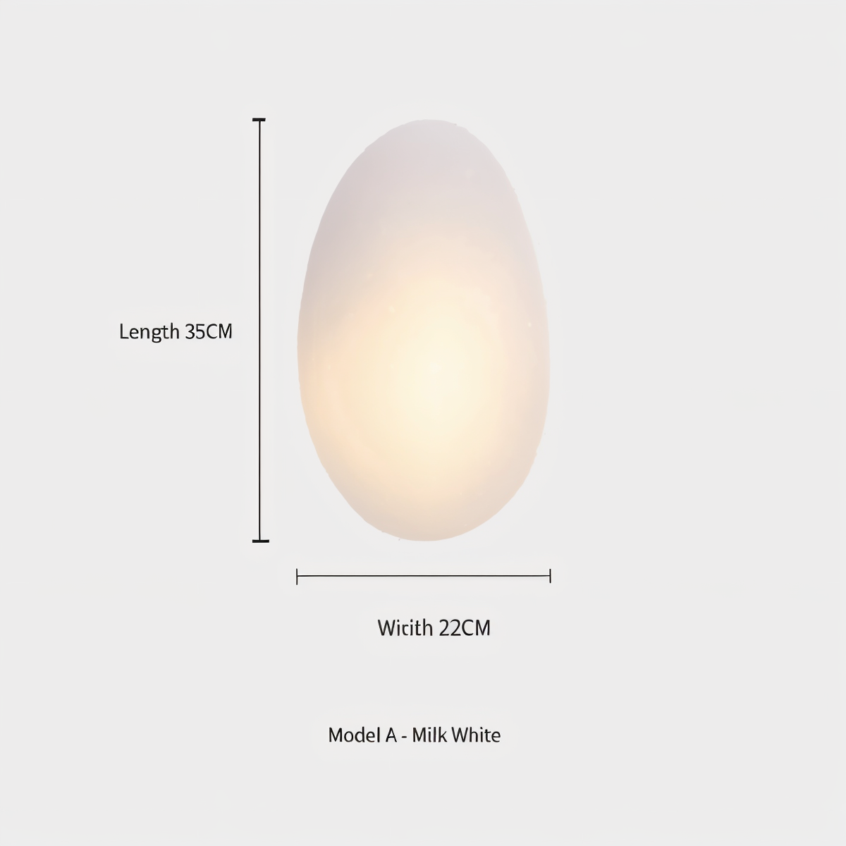 Glas-Wandleuchte LED Warmes Licht Metallrand Wohnzimmer Schlafzimmer Flur Skandinavisches Design Modernes Interieur | Sansoti