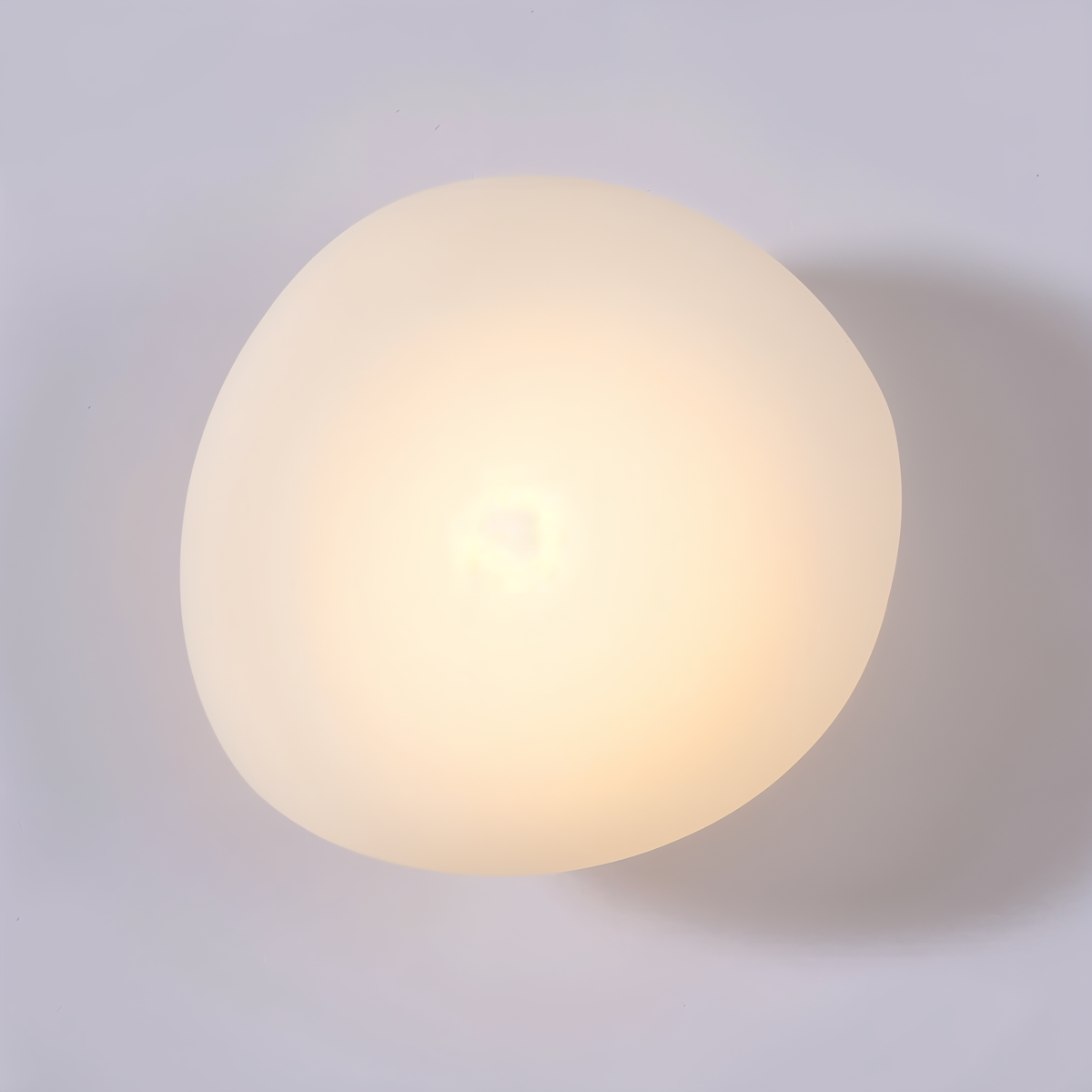 Glas-Wandleuchte LED Warmes Licht Metallrand Wohnzimmer Schlafzimmer Flur Skandinavisches Design Modernes Interieur | Sansoti