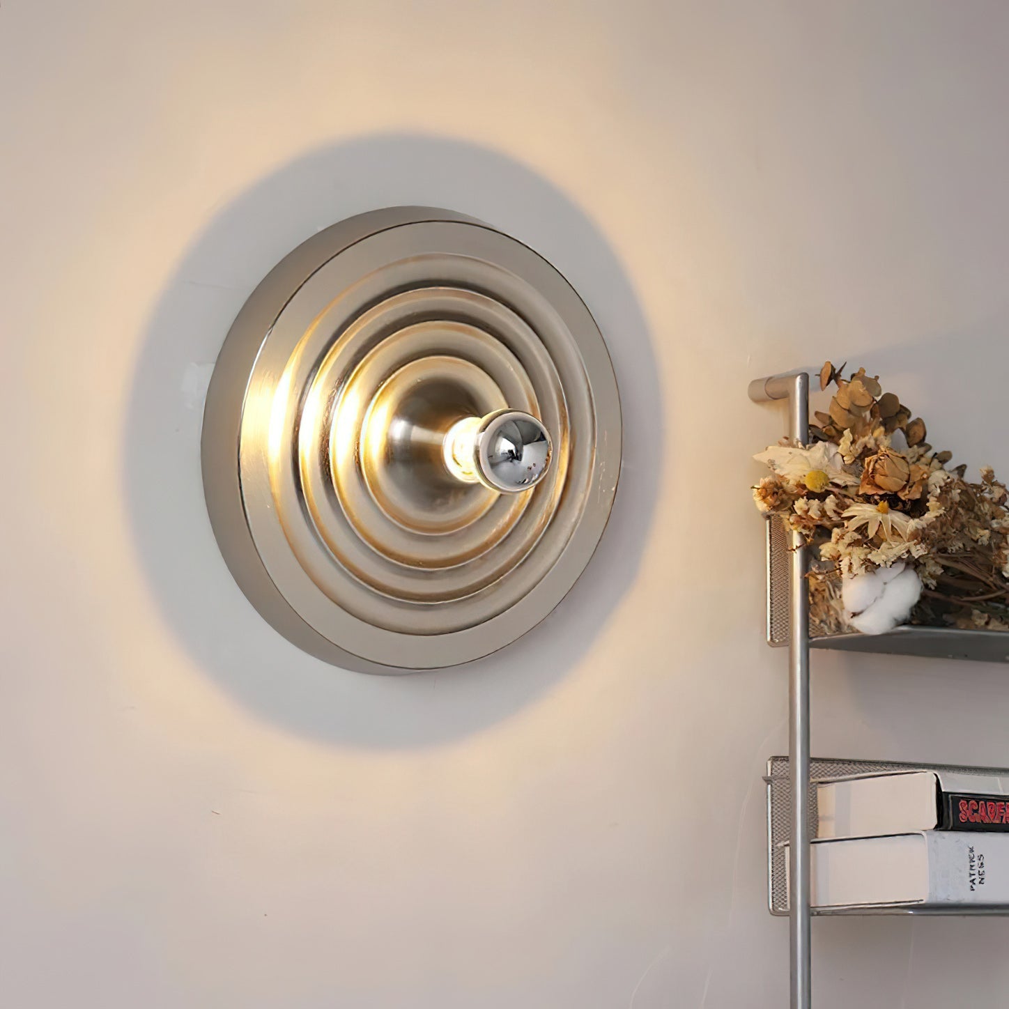 Moderne Disc Wandlamp Ijzer Wit Zwart Oranje Nikkel Messing Plafondlamp Dubbelfunctie Porches Patio Interieur Verlichting | Sansoti
