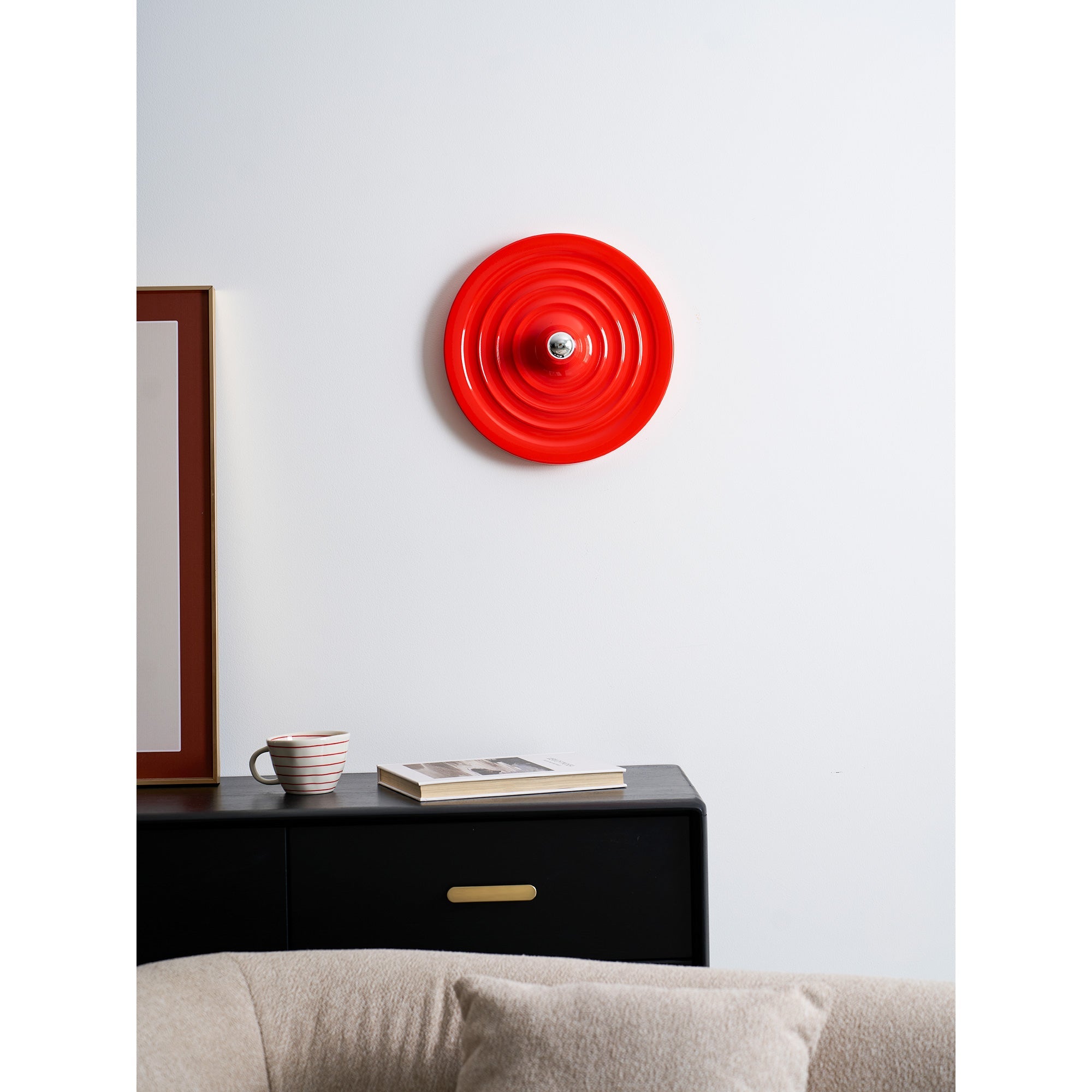 Moderne Disc Wandlamp Ijzer Wit Zwart Oranje Nikkel Messing Plafondlamp Dubbelfunctie Porches Patio Interieur Verlichting | Sansoti