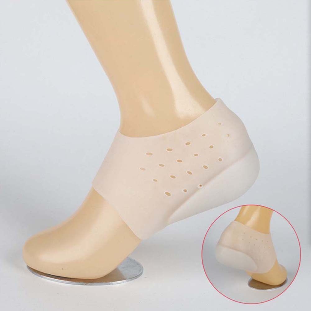 Semelles intérieures rehaussantes en silicone invisibles avec 4 niveaux de hauteur, confortables, pour chaussures, semelles ajoutant quelques centimètres, unisexes | Sansoti