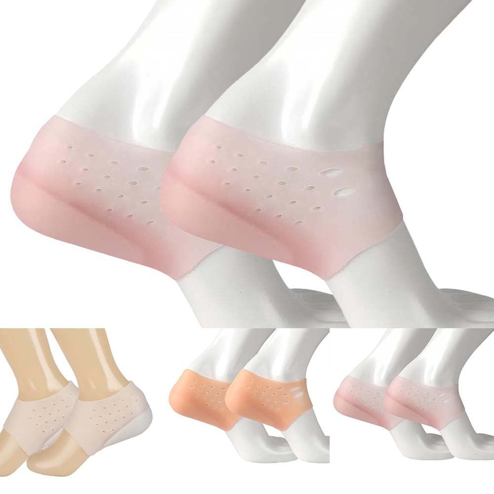 Semelles intérieures rehaussantes en silicone invisibles avec 4 niveaux de hauteur, confortables, pour chaussures, semelles ajoutant quelques centimètres, unisexes | Sansoti