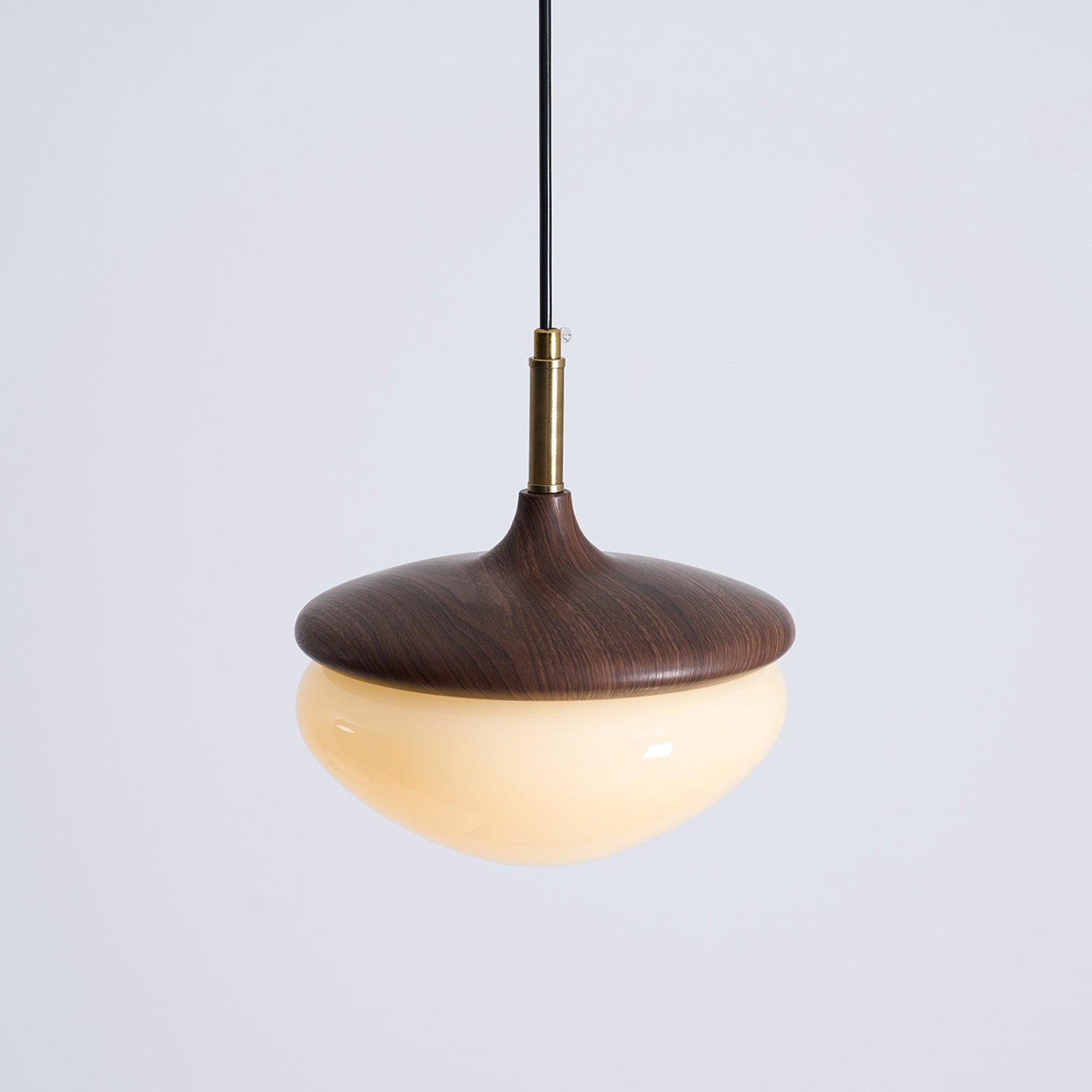 Vintage Hanglamp Metaal en Glas Beige-Goud 22 cm Scandinavische Sfeer Eetkamer Woonkamer | Sansoti