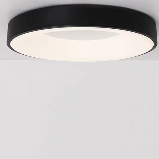 LED Deckenleuchte Rund Acryl Eisen Niedrige Räume Flur Schlafzimmer Wohnzimmer Moderne Aufbauleuchte Minimalistische Deckenbeleuchtung | Restfield