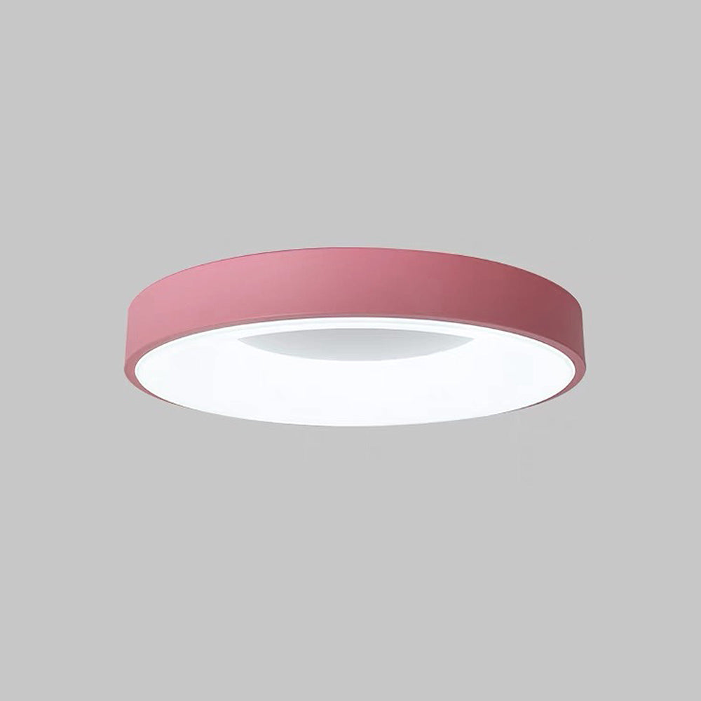 LED Deckenleuchte Rund Acryl Eisen Niedrige Räume Flur Schlafzimmer Wohnzimmer Moderne Aufbauleuchte Minimalistische Deckenbeleuchtung | Restfield