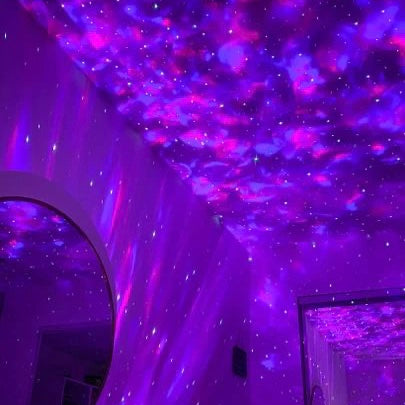 Sternenprojektor mit Bluetooth-Sound und App-Steuerung, Galaxy-Nachtlampe, LED-Stimmungsbeleuchtung, Schlafzimmer | Sansoti