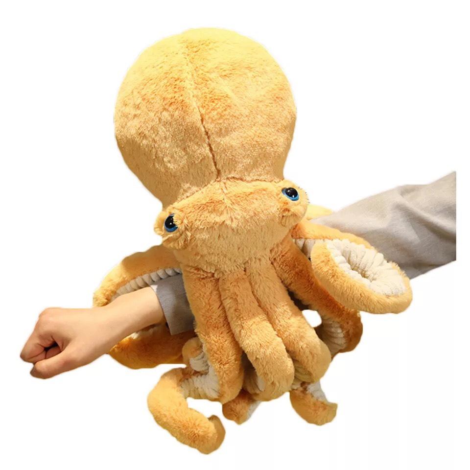 Pluszowa przytulanka ośmiornica XXL, miękka poduszka dla dzieci, zabawka, dekoracja pokoju dziecięcego, macki, motyw stworzenia morskiego, 30–90 cm | Sansoti