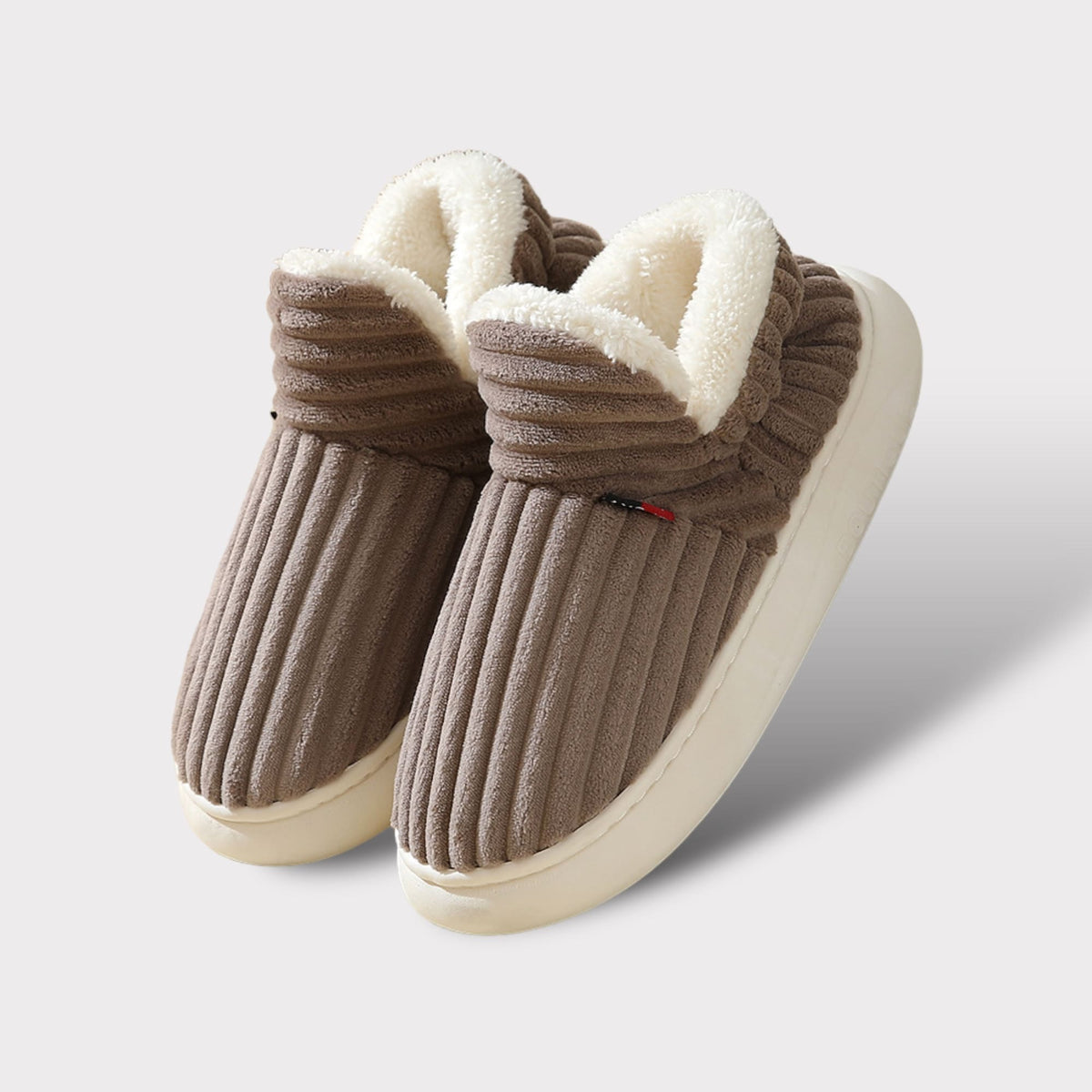 Unisex-Hausschuhe aus Baumwolle – Warme Pantoffeln mit rutschfester Sohle für Damen und Herren Bequemes Schuhwerk für drinnen | Sansoti