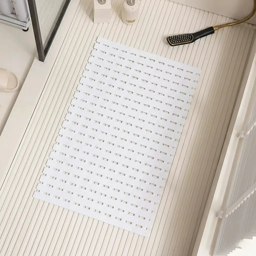 Antislip Badmat met Zuignappen en Drainagegaten 40×63 cm voor Veilig Douchen | Sansoti