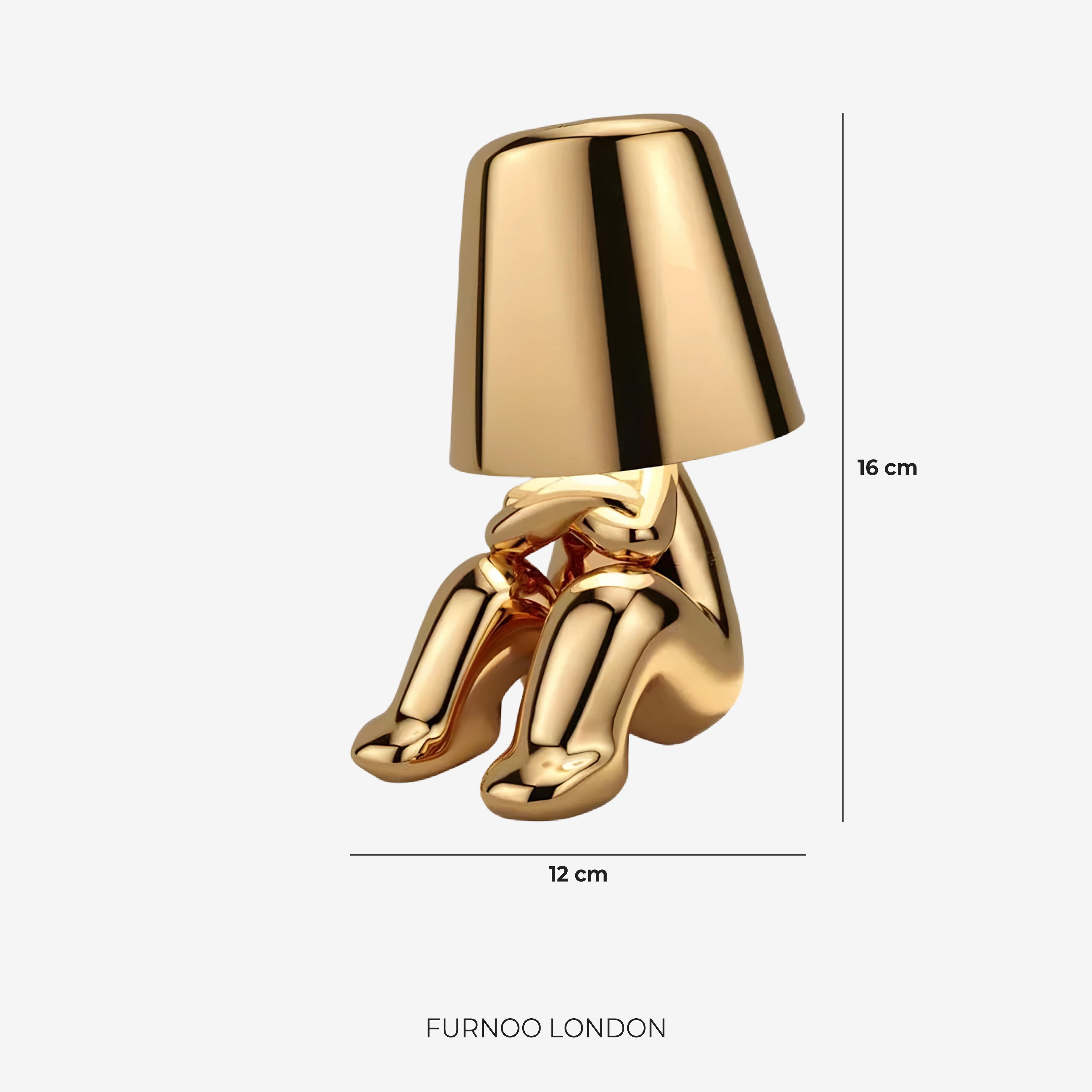 Metalen Tafellamp Sculptuur Figuur Sfeerlicht Touch Dimbaar LED Nachtlampje Goud Zilver Modern Design Decoratief | Sansoti