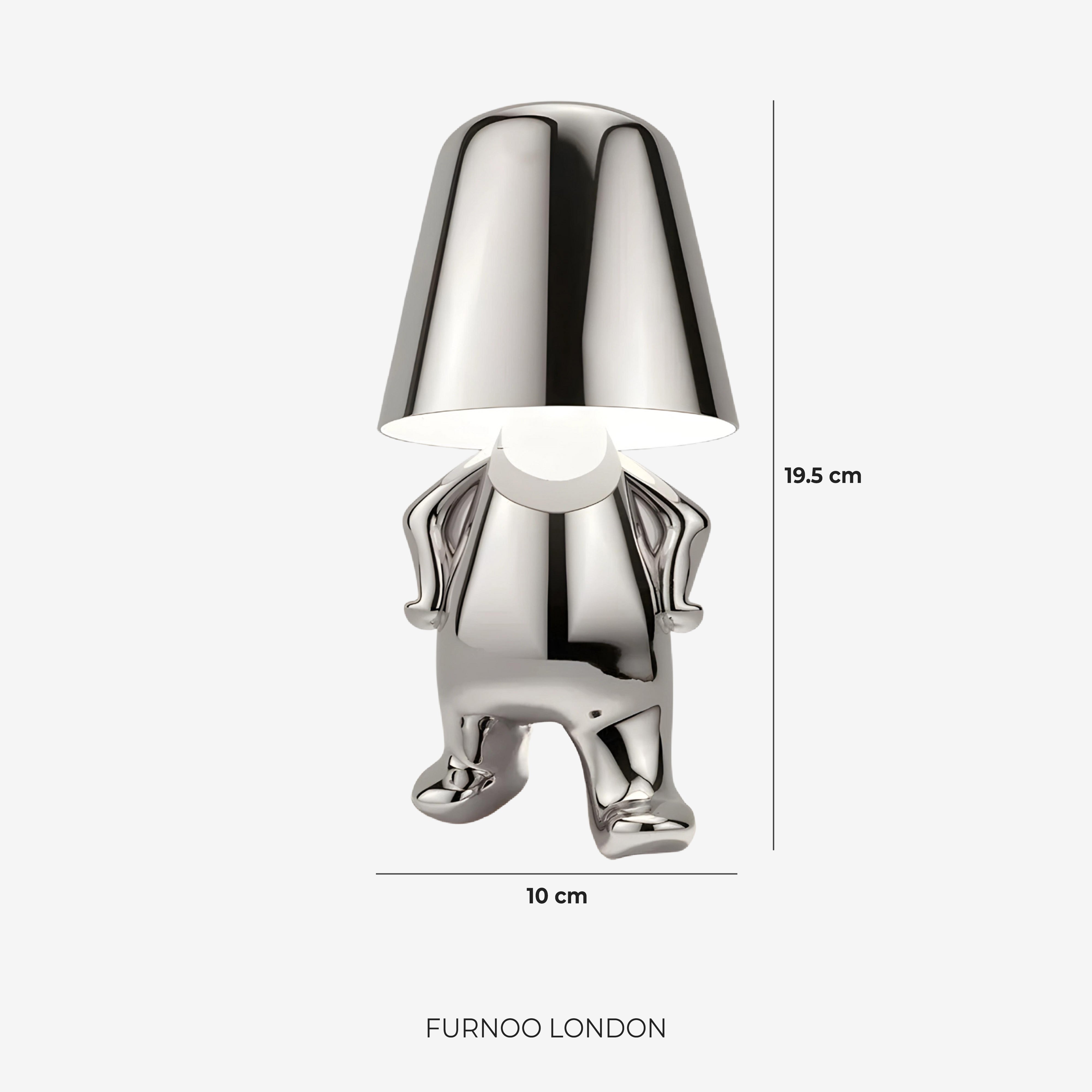 Metalen Tafellamp Sculptuur Figuur Sfeerlicht Touch Dimbaar LED Nachtlampje Goud Zilver Modern Design Decoratief | Sansoti