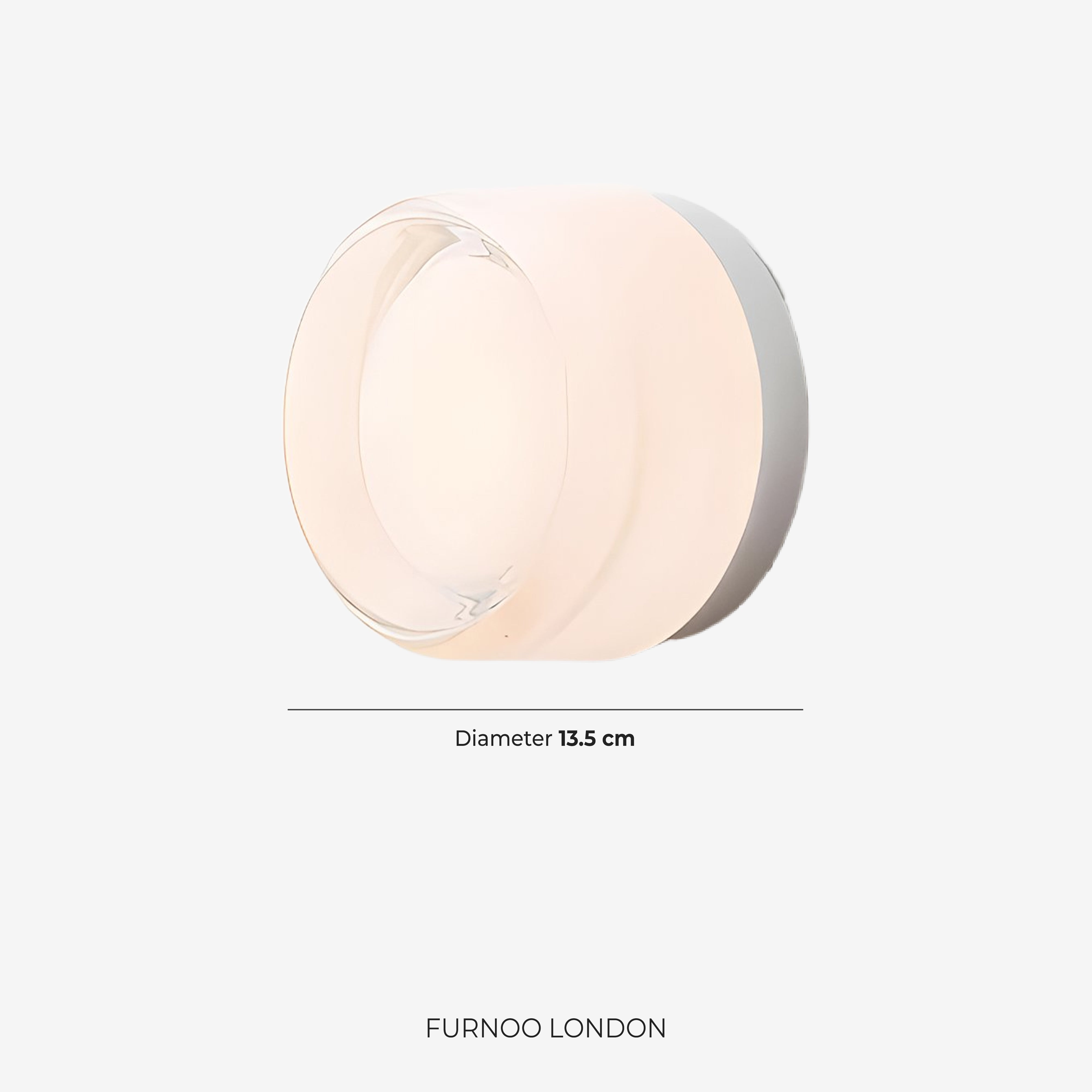 Minimalistische LED-Wandlamp Rond Aluminium Acryl Diffuus Licht Warm Wit Modern Design Compact Slaapkamer Gang Accentverlichting | Sansoti