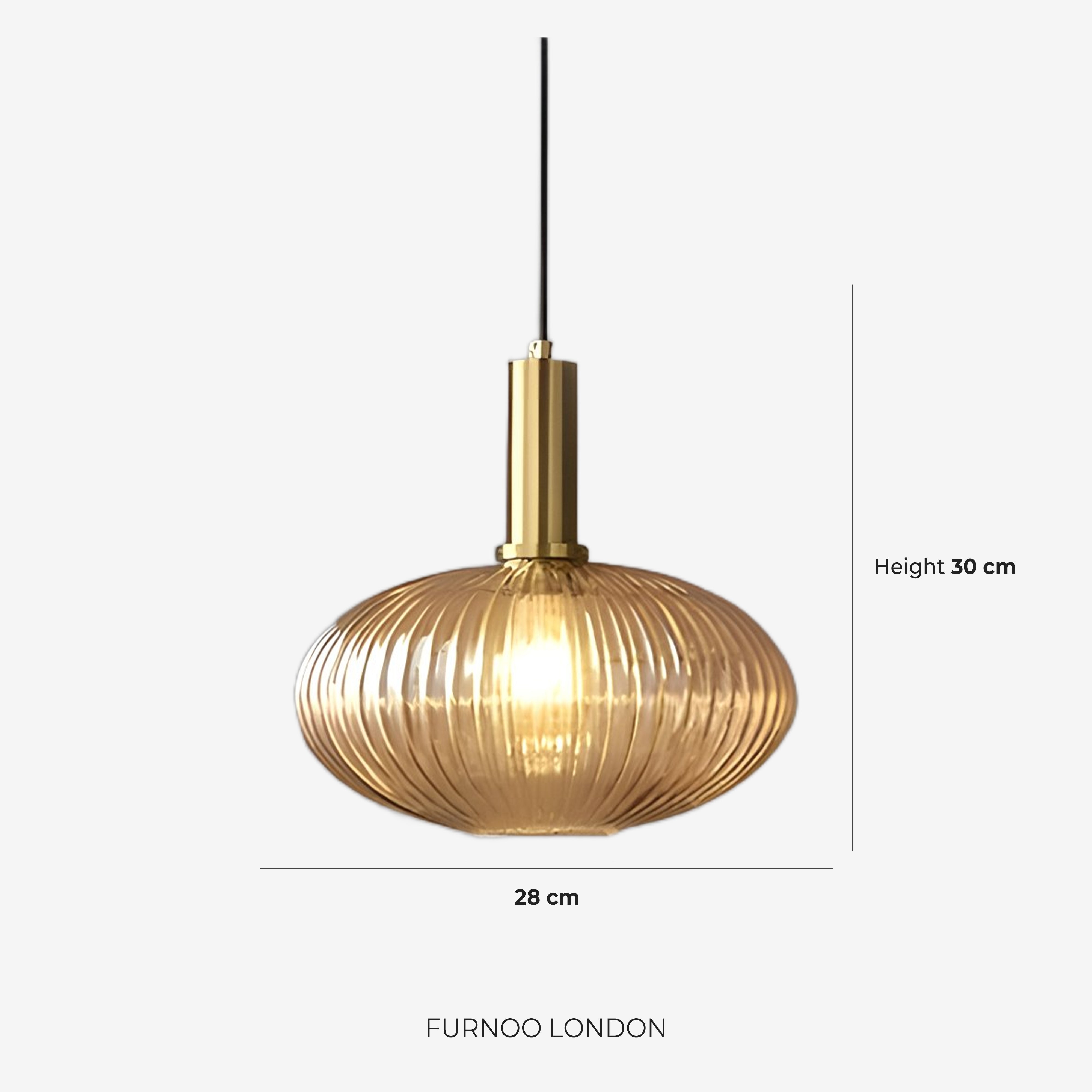 CLYDE Moderne Hanglamp met Gekleurde Glazen Kap – Scandinavisch Design voor Woonkamer & Eetkamer – E27 Fitting | Sansoti
