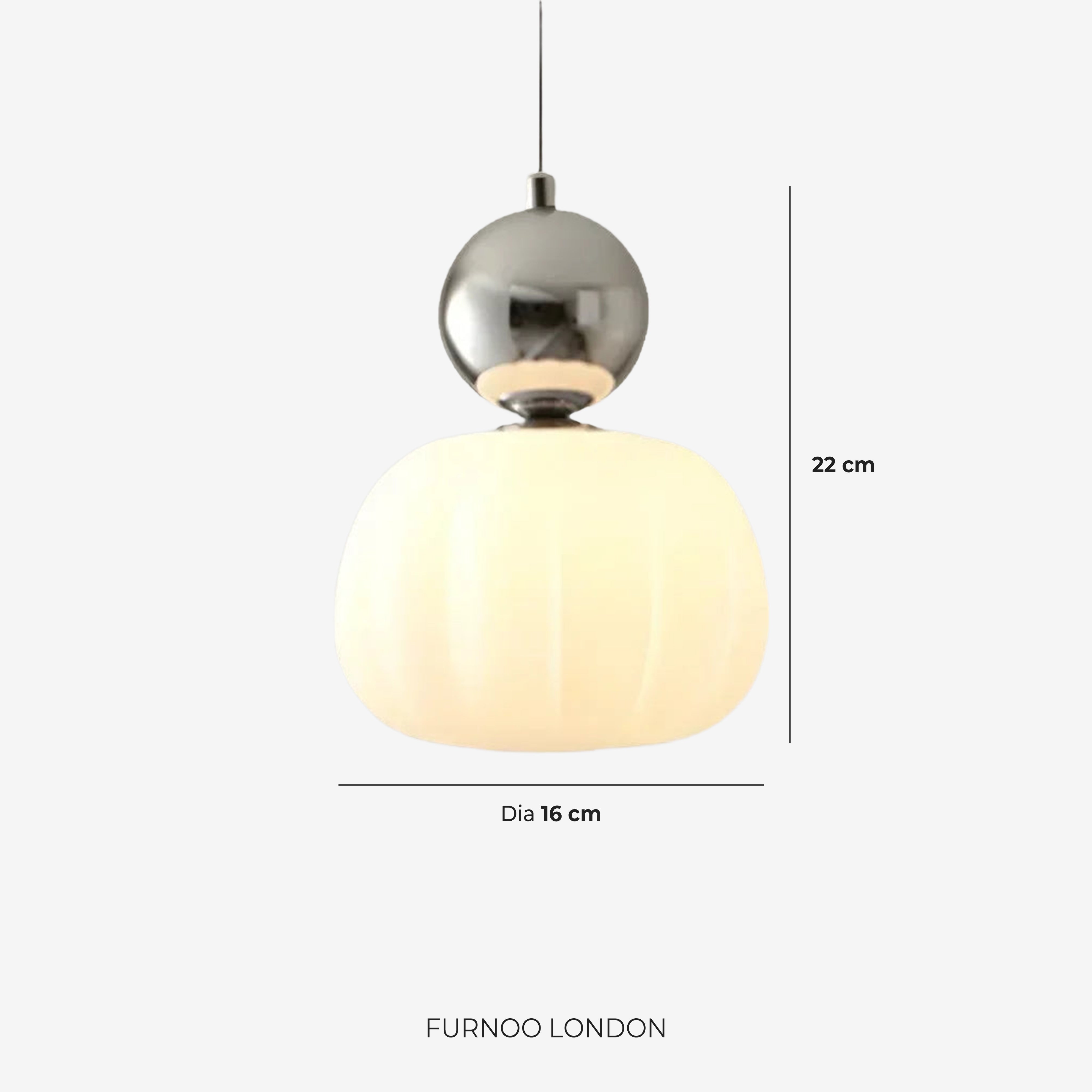 Geometrische Hanglamp Bauhaus Design Metaal Glas E27 – 1 of 3 Lichtpunten Dimbaar Sfeerverlichting | Sansoti