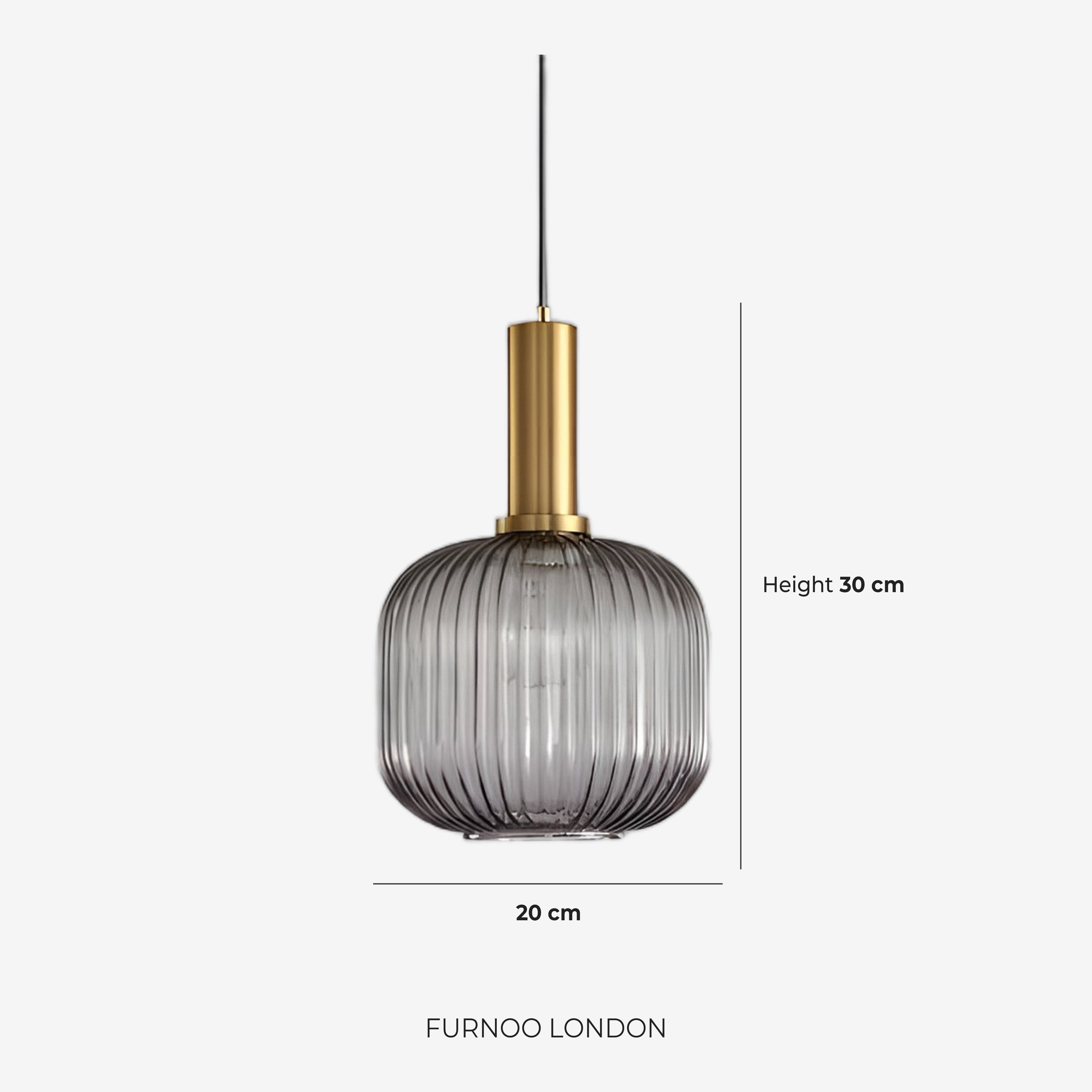 CLYDE Moderne Hanglamp met Gekleurde Glazen Kap – Scandinavisch Design voor Woonkamer & Eetkamer – E27 Fitting | Sansoti
