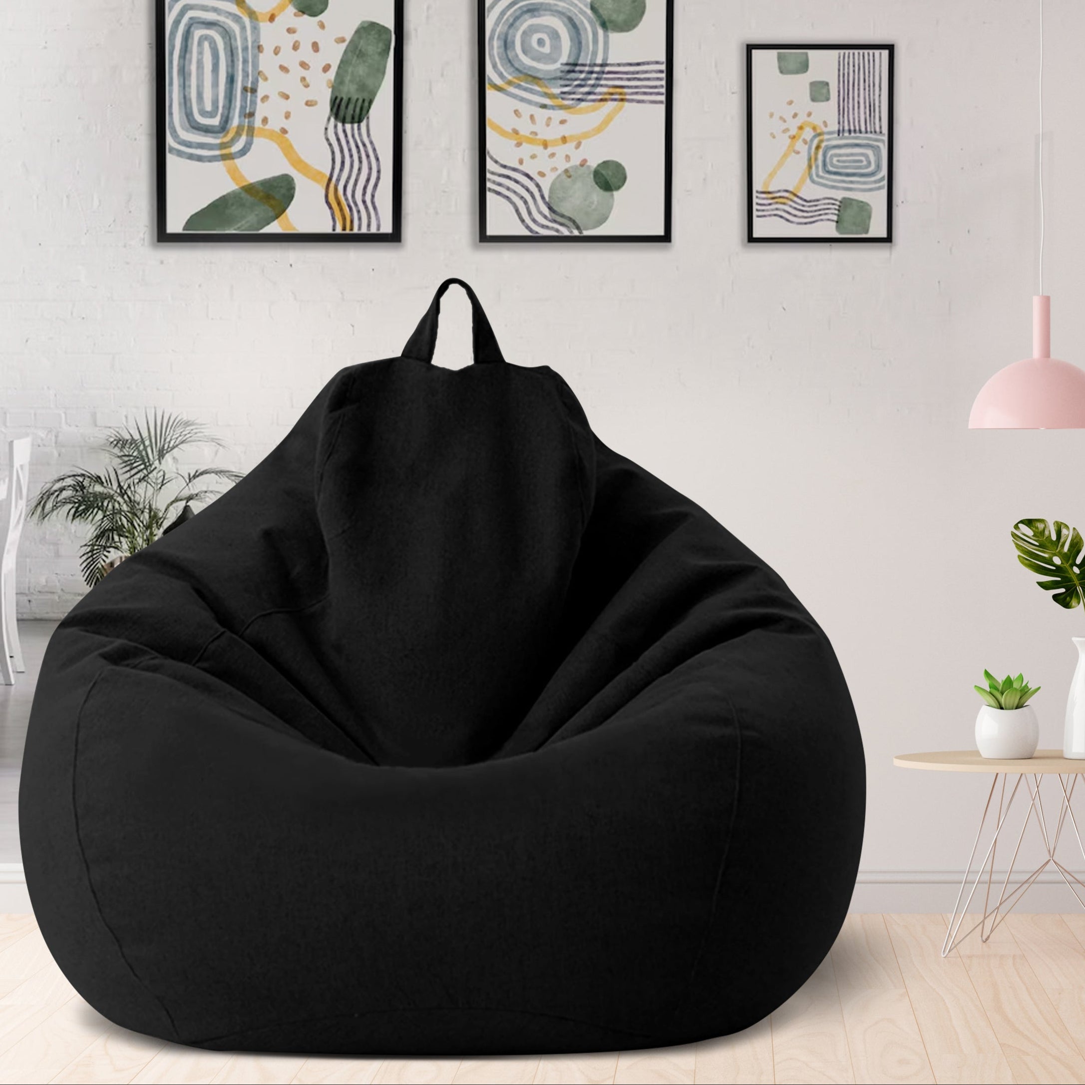Zitzakhoes Polyester Ergonomisch Vormvast met Rits Wasbaar voor Woonkamer Slaapkamer Lounge Relaxhoek | Sansoti