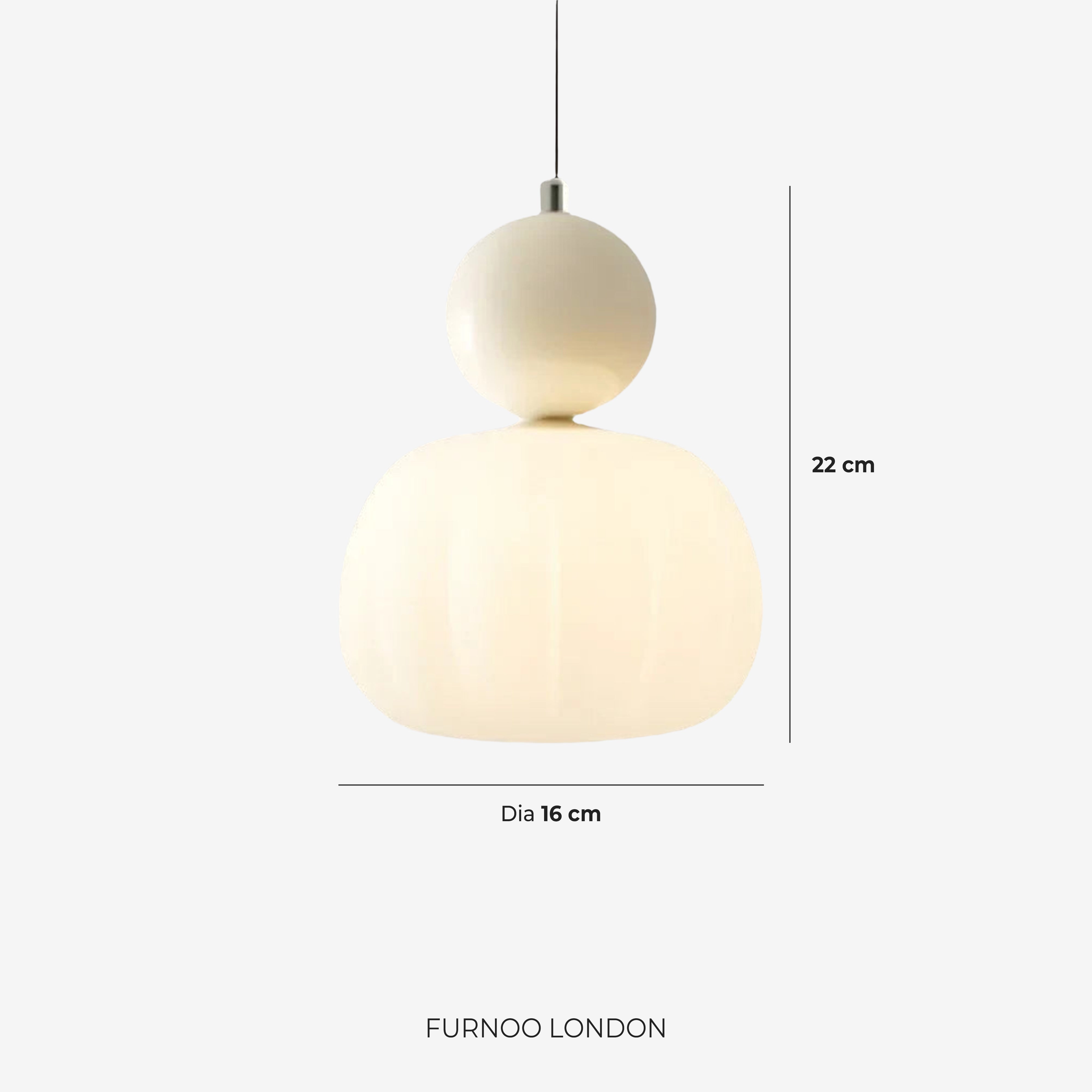 Geometrische Hanglamp Bauhaus Design Metaal Glas E27 – 1 of 3 Lichtpunten Dimbaar Sfeerverlichting | Sansoti
