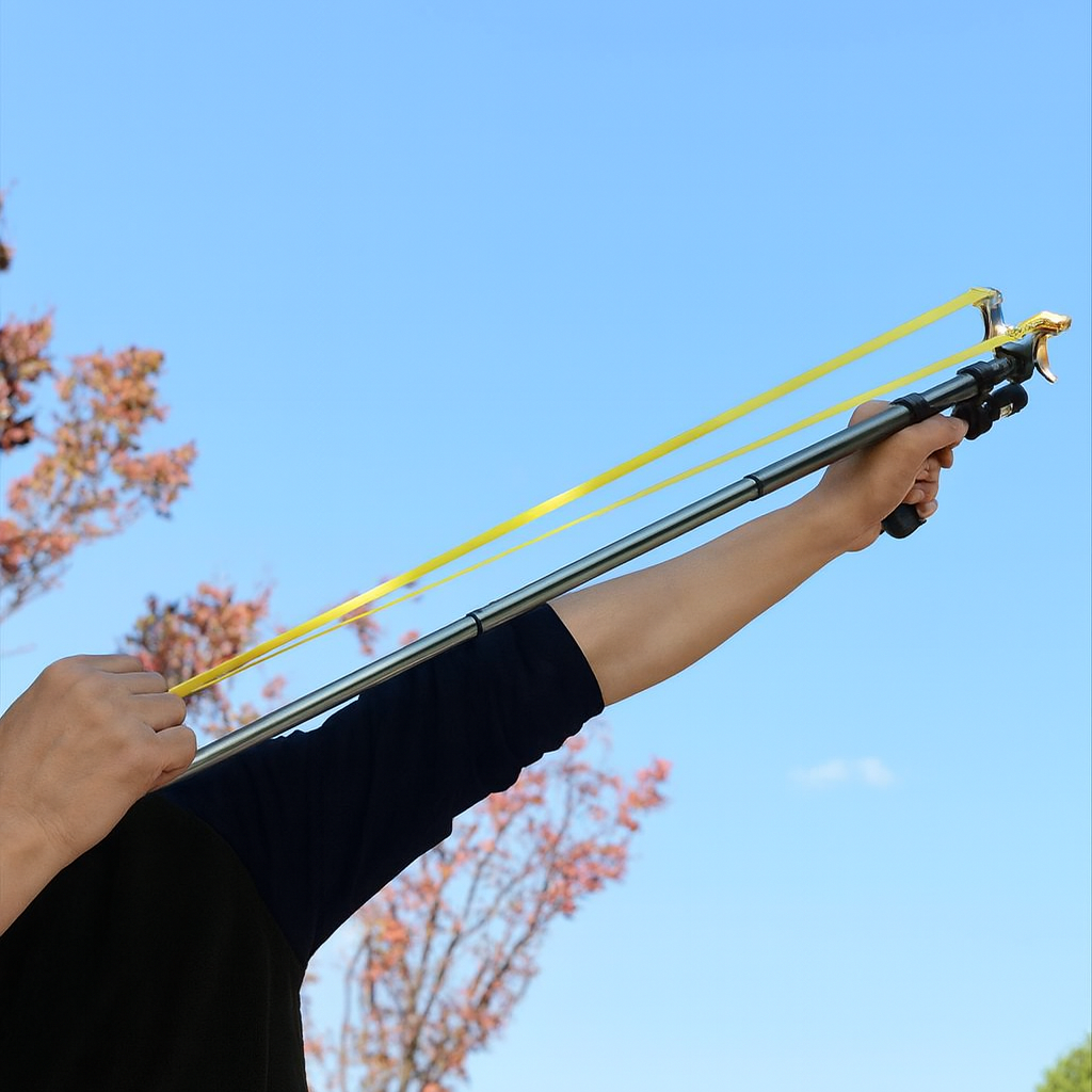 Telescopische Katapult met Laservisier – Krachtige Precisiekatapult voor Outdoorgebruik | Sansoti