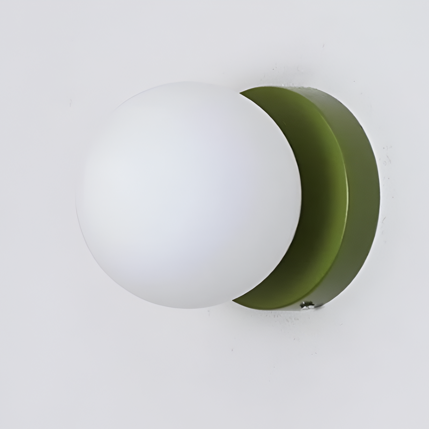 Wandlamp Glas Rond Nordisch Minimalistisch G9 LED Zwart Wit Groen Slaapkamer | Sansoti