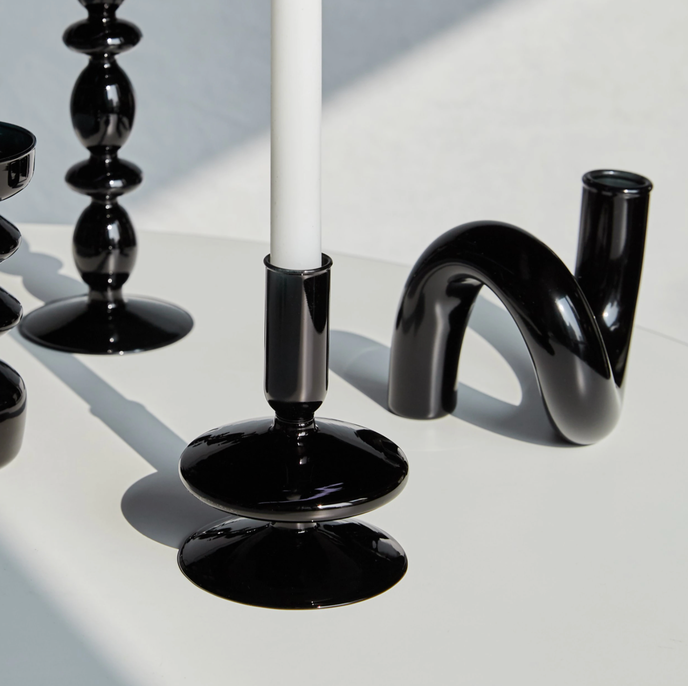 Vase Geblasenes Glas Schlaufen Design Hydroponik Borosilikat Gefärbt Dekoration Tisch | Restfield