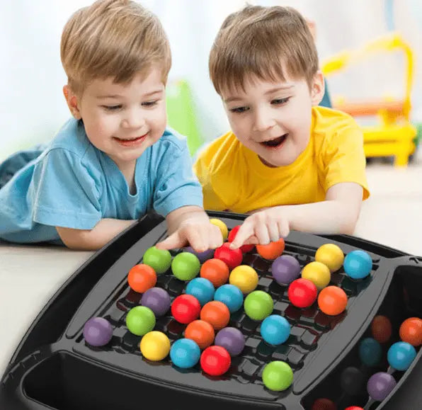 Strategisch Denkspel voor 2 Spelers – Stimuleert Logica, Tactiek en Concentratie – Familie Bordspel met 80 Speelstukken | Sansoti