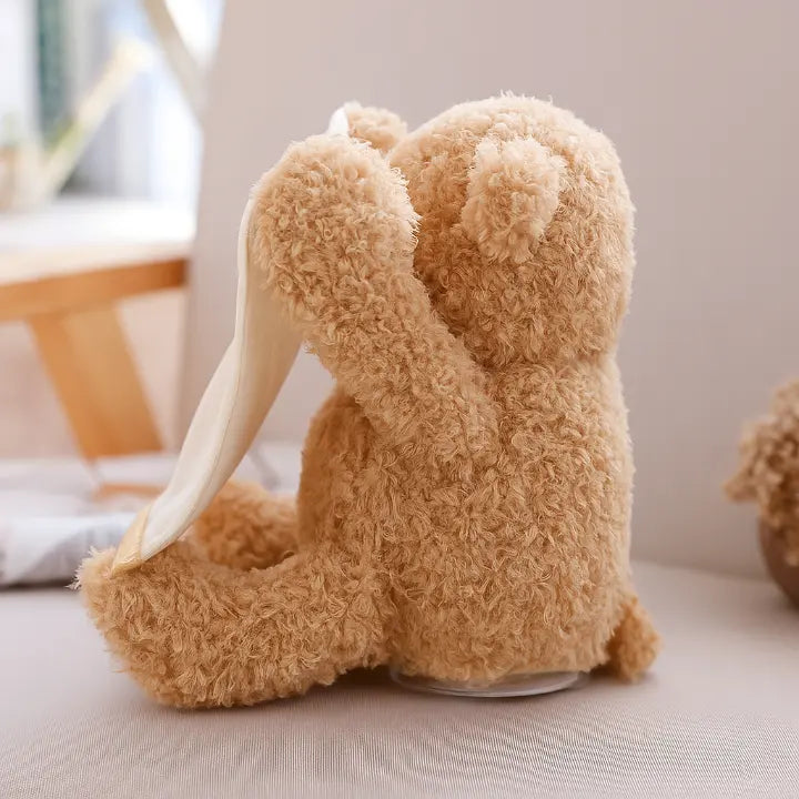 Interactieve Knuffelbeer Peek-a-boo Polyester Pluche 30cm 6 Zinnen Beweegbare Armen Baby Speelgoed Buikligtijd Kraamcadeau AAA Batterij | Sansoti