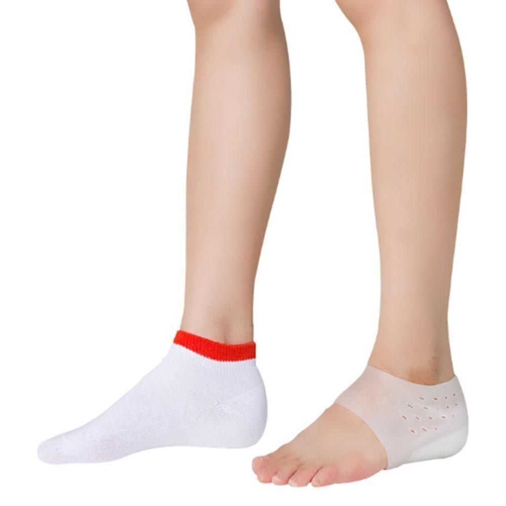 Semelles intérieures rehaussantes en silicone invisibles avec 4 niveaux de hauteur, confortables, pour chaussures, semelles ajoutant quelques centimètres, unisexes | Sansoti