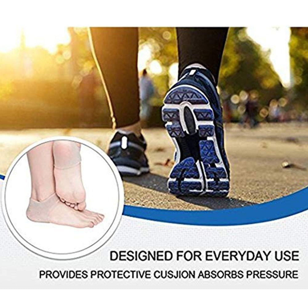 Semelles intérieures rehaussantes en silicone invisibles avec 4 niveaux de hauteur, confortables, pour chaussures, semelles ajoutant quelques centimètres, unisexes | Sansoti