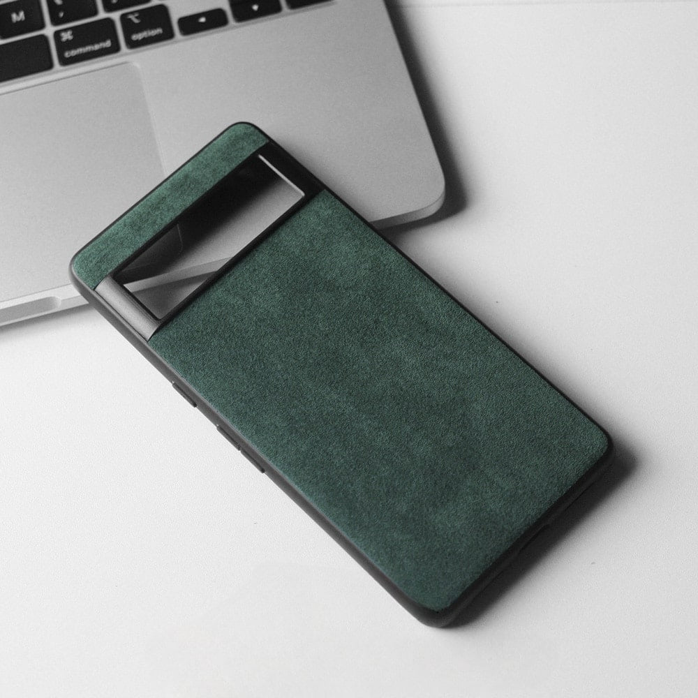 Etui na smartfon z alcantary do Google Pixel, zapewniające premium ochronę, odporne na wstrząsy, z mikrofibry, stylowy design | Sansoti