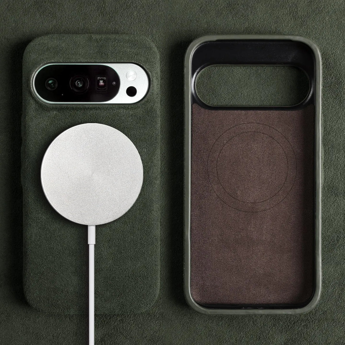 Etui na smartfon z alcantary do Google Pixel, zapewniające premium ochronę, odporne na wstrząsy, z mikrofibry, stylowy design | Sansoti