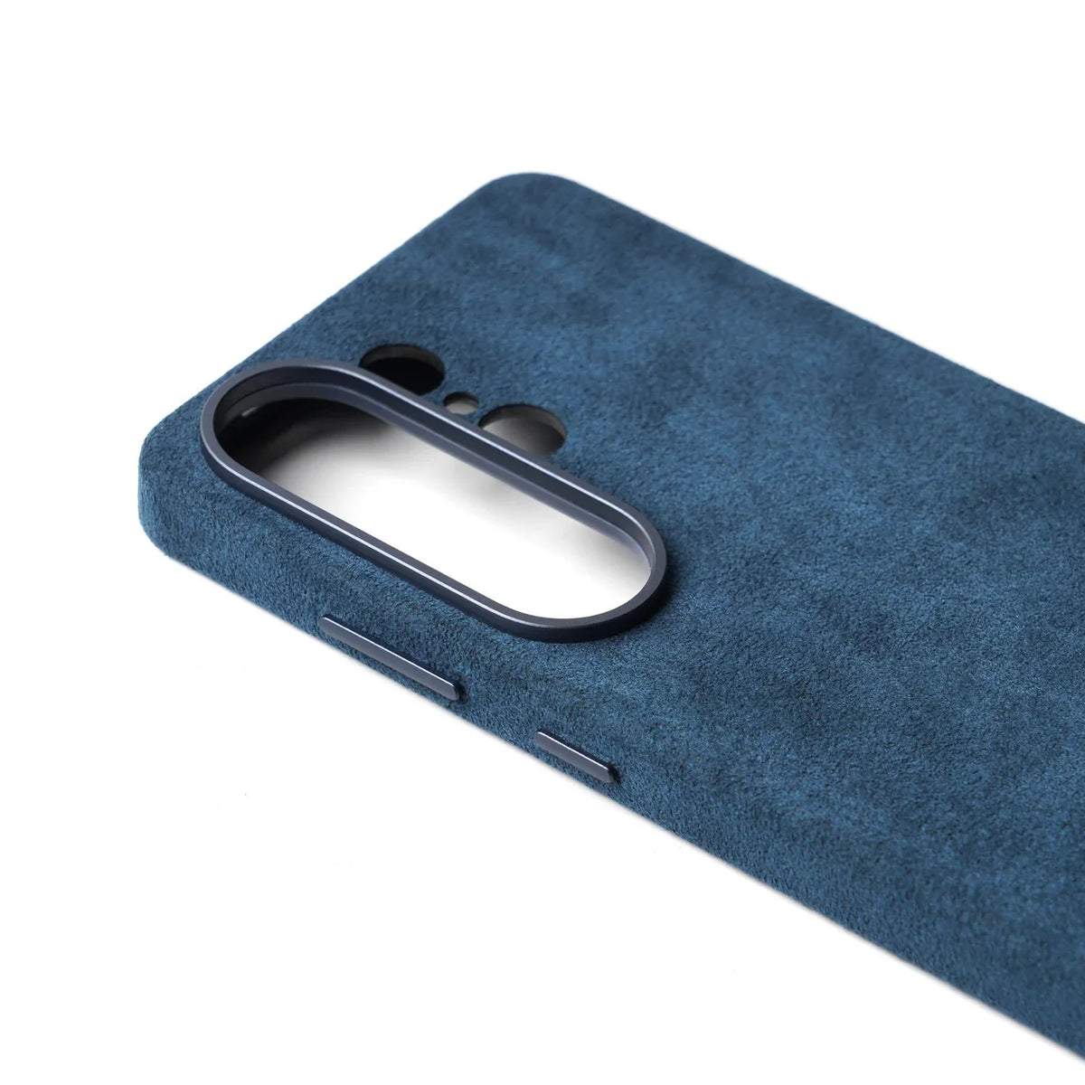 Ekskluzywne etui na telefon Samsung Galaxy przypominające zamsz, z wygodnym uchwytem, amortyzacją wstrząsów i stylową ochroną | Sansoti