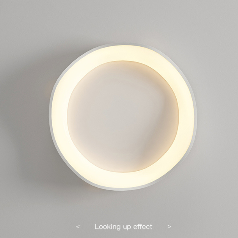 Japandi LED Plafondlamp Dimbaar Afstandsbediening Rond 40cm 50cm IJzer Acryl | Sansoti