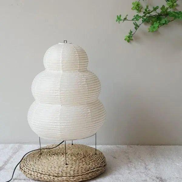 Stehleuchte Wabi Sabi Reispapier 60cm Japandi Design | Restfield