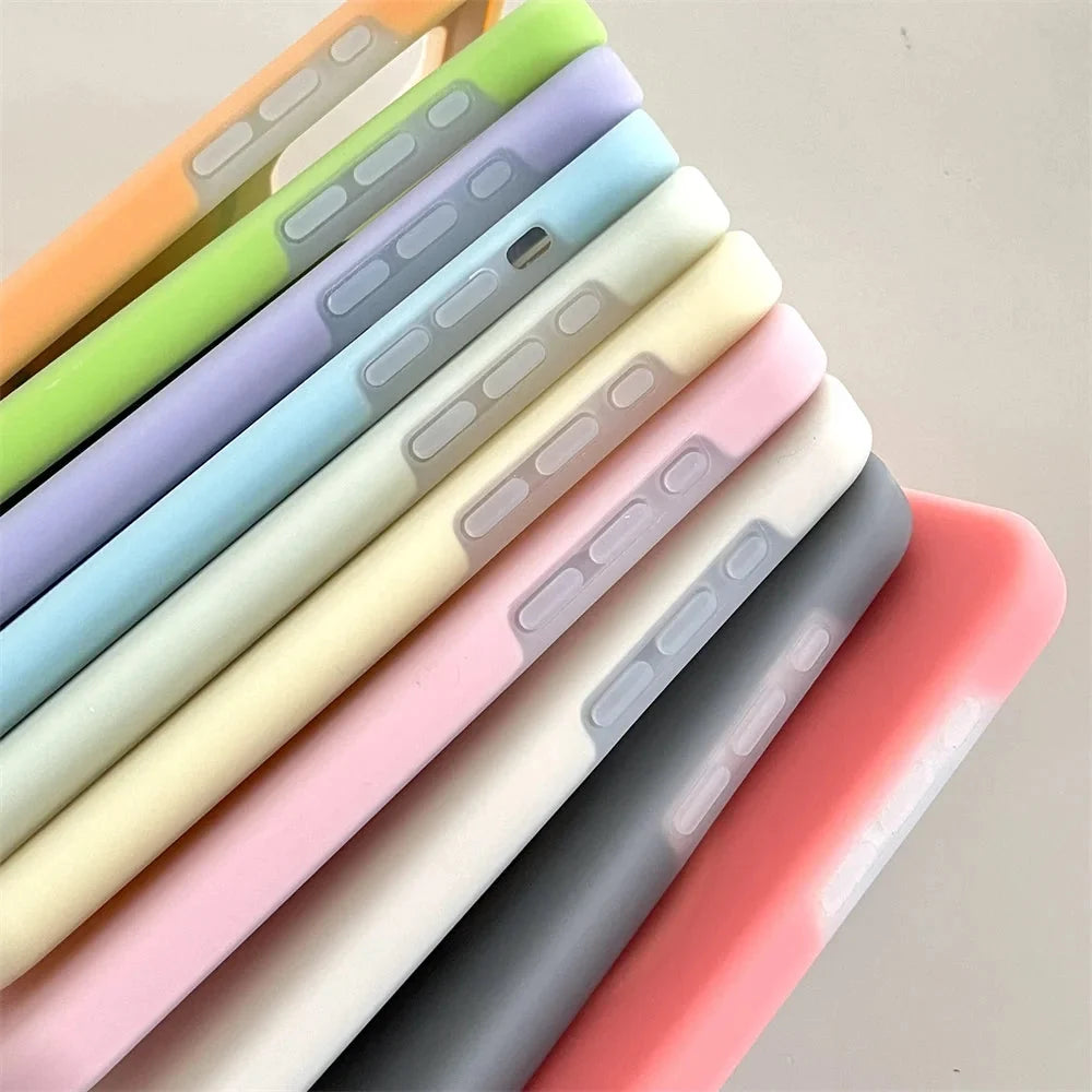 Silikonowe etui do iPhone’a z magnetycznym pierścieniem, obracane o 360°, odporne na wstrząsy, 12 kolorów, iPhone 15, 16, 17 | Sansoti