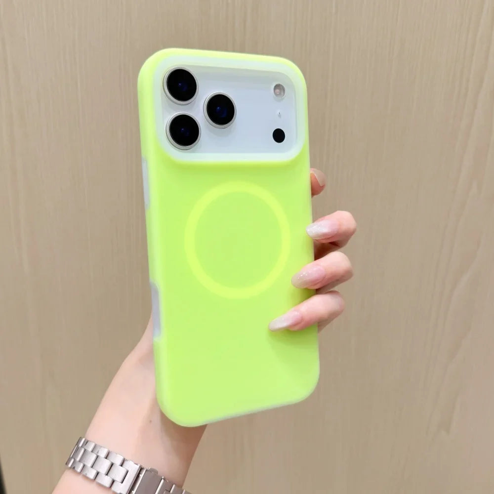 Silikonowe etui do iPhone’a z magnetycznym pierścieniem, obracane o 360°, odporne na wstrząsy, 12 kolorów, iPhone 15, 16, 17 | Sansoti