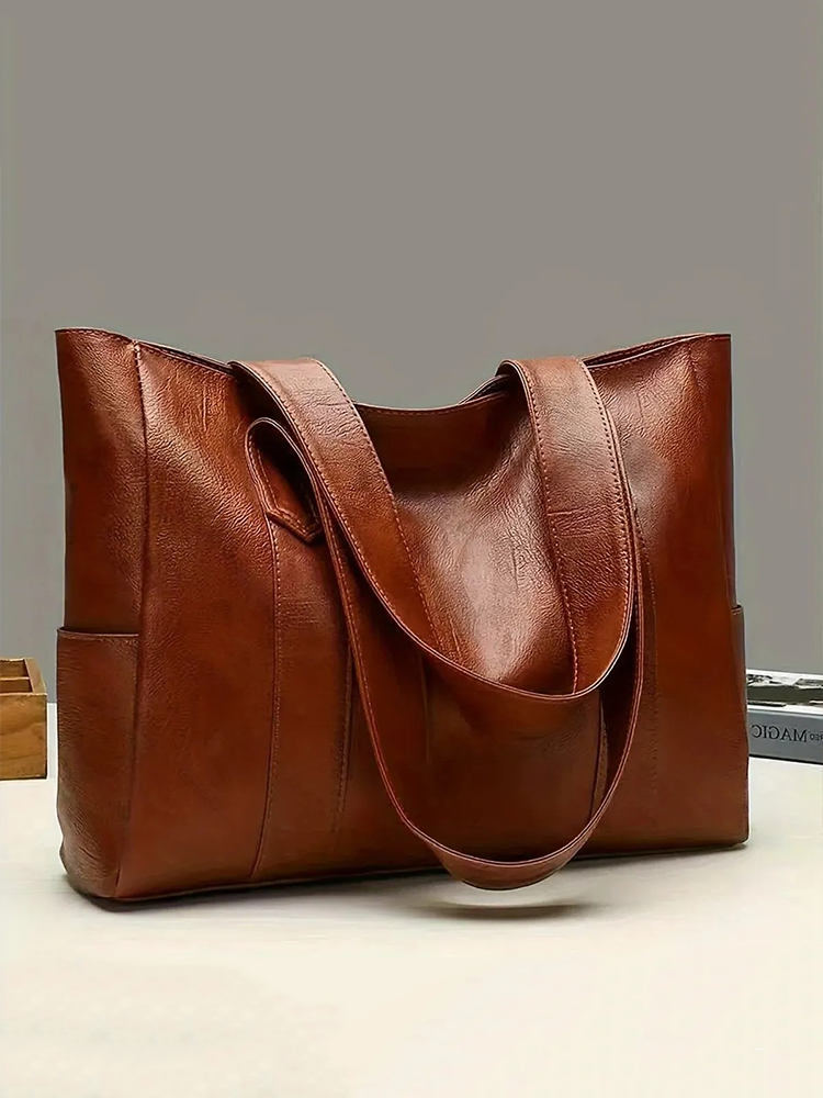 Retro Schoudertas Dames Vintage Handtas PU Leer Crossbody Tas Chique Design Dagelijks Gebruik Stijlvol | Sansoti